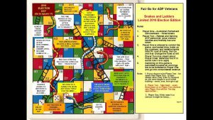 FAIR GO SNAKES AND LADDERS - 2016 LIMITED ELECTION EDITION
